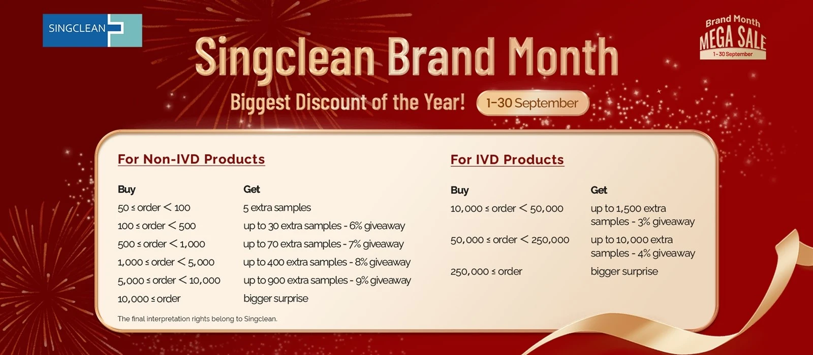 Singclean Brand Month Singclean Brand Month