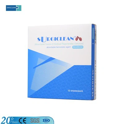 What are the quality control measures for gauze absorbable hemostat production?